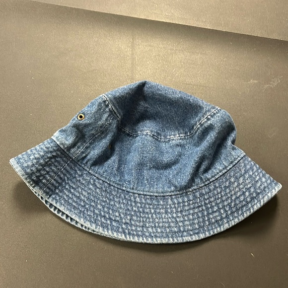 SUMMER Travel Beach Sun Hat Denim - Picture 1 of 6